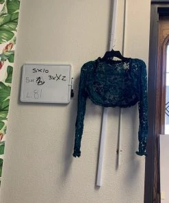 Pinup Girl Clothing OYS - Gothic Glamour Lace Bolero In Green - L81 Shop All In-Stock Items By Size