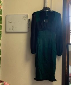 Pinup Girl Clothing OYS - Aziza Dress In Green - L83