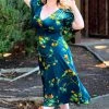 Viva Dress In Falling Leaves Crepe | Laura Byrnes Designs What's New, Pussycat?