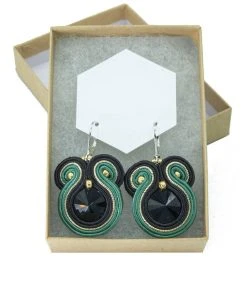 What's New, Pussycat? Twisted Snake Soutache Earrings | SABO Designs