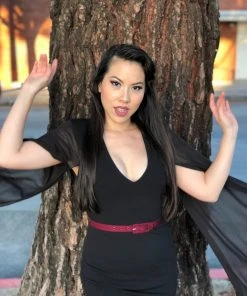 Rubber Ducky Final Sale - Mode Mini Dress In Black With Sheer Sleeves Shop All In-Stock Items By Size