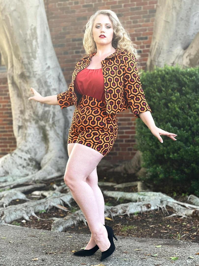 What's New, Pussycat? High Waisted Shorts In Hotel Hexagon Twill | Laura Byrnes Design 4 What's New, Pussycat? High Waisted Shorts In Hotel Hexagon Twill | Laura Byrnes Design