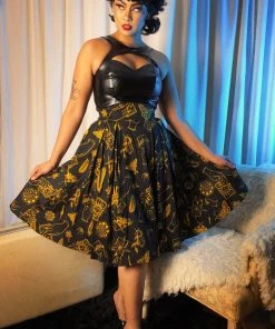 LBHM Long Jun Skirt In Stregheria Sateen | Laura Byrnes & Hope Johnstun