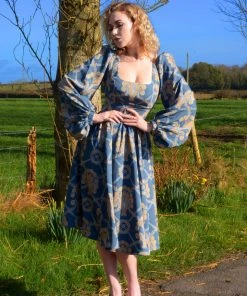 LBHM OYS - Amara Long Sleeved Dress In Take Me To Galway Print | Laura Byrnes And Hope Johnstun