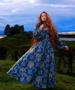 LBHM Lucrezia Maxi Gown In Take Me To Galway Crepe | Laura Byrnes & Hope Johnstun What's New, Pussycat?