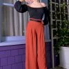 Dietrich Trousers In Spice 30" Inseam | Laura Byrnes Designs