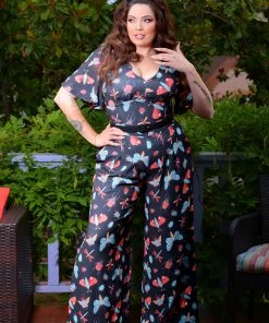 LBHM What's New, Pussycat? Dietrich Trousers In Insect Print 32