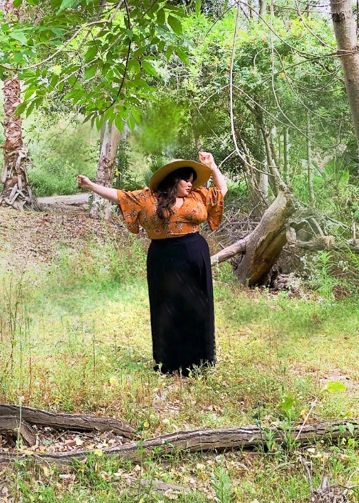 Dietrich Vintage Wide Leg Trousers In Black Crepe 32" Inseam | Laura Byrnes Design What's New, Pussycat? 8 Dietrich Vintage Wide Leg Trousers In Black Crepe 32" Inseam | Laura Byrnes Design What's New, Pussycat?