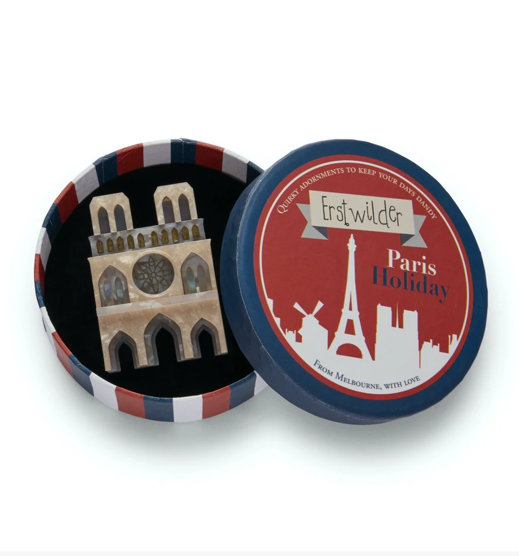 Our Lady Of Paris Brooch | Erstwilder What's New, Pussycat? 4 Our Lady Of Paris Brooch | Erstwilder What's New, Pussycat?
