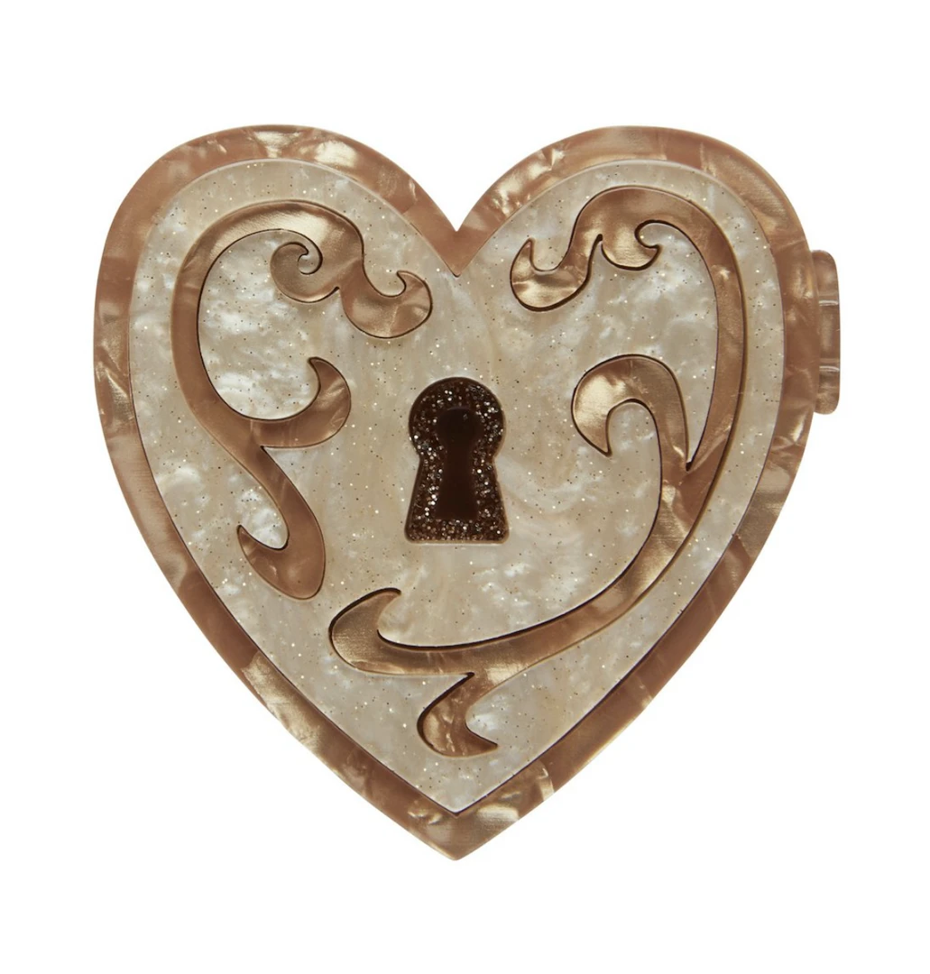 Heart Of Caché Brooch | Erstwilder 3 Heart Of Caché Brooch | Erstwilder