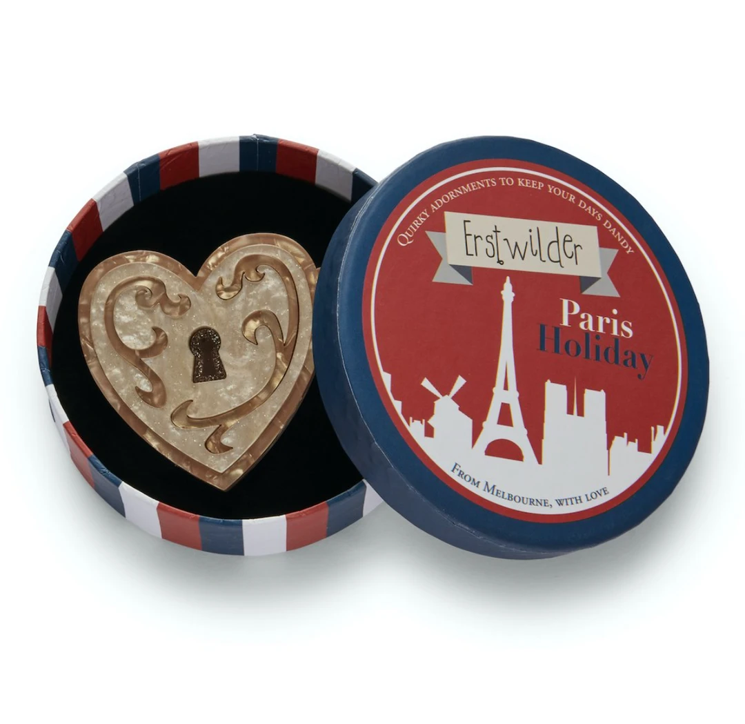 Heart Of Caché Brooch | Erstwilder 5 Heart Of Caché Brooch | Erstwilder