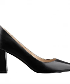 What's New, Pussycat? Angelique 60's Black Heel Pumps In Black Genuine Leather | Marc Fisher