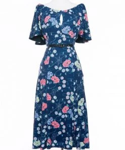 Final Sale - Pinup Couture Butterfly Dress In Floral Spiderweb Shop All In-Stock Items By Size