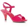 Pleaser Barbee Girl Kitten Heel Sandal In Hot Pink Vegan Patent Leather Under $60 2 Pleaser Barbee Girl Kitten Heel Sandal In Hot Pink Vegan Patent Leather Under $60