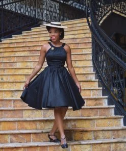 Final Sale - Pinup Couture Harley Dress In Black Shop All In-Stock Items By Size