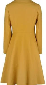 Final Sale - Nicole Coat In Mustard | Voodoo Vixen Shop All In-Stock Items By Size