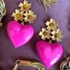Pink Reef What's New, Pussycat? Hot Pink Heart Earrings