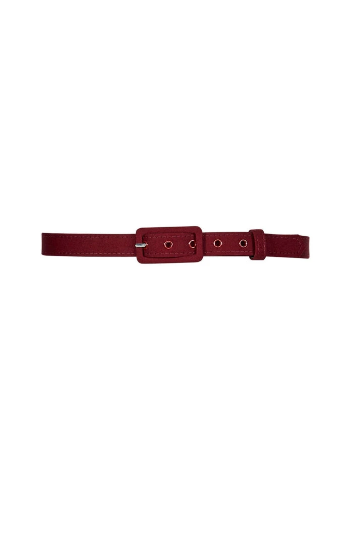 Couture For Every Body 3/4 Inch Grommet Belt In Wine Sateen Shop All In-Stock Items By Size 3 Couture For Every Body 3/4 Inch Grommet Belt In Wine Sateen Shop All In-Stock Items By Size