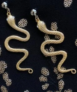 Qingdao Singsun Crafts Co - Alibaba Simonetta Snake Earrings In Gold What's New, Pussycat?