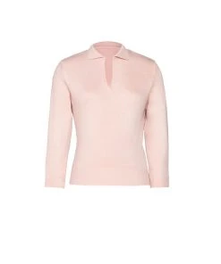 Vintage Inspired Sweater Girl Pullover Jumper In Powder Pink | Pinup Couture