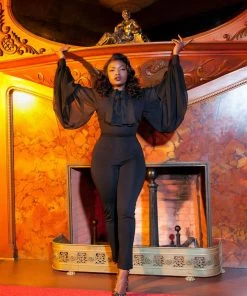 Eva Pants In Black Ponte | Laura Byrnes Design