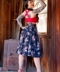 Traci Lords For Couture For Every Body OYS Final Sale - Allison Crop Top In Red Bengaline By Traci Lords