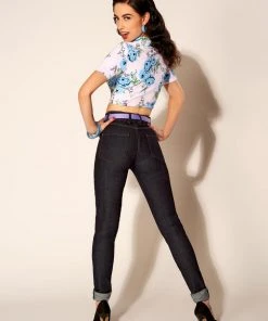 Love Your Body Denim Final Sale - Love Your Body - Premium Stretch Denim Fitted 4-Pocket Jeans By Laura Byrnes Shop All In-Stock Items By Size