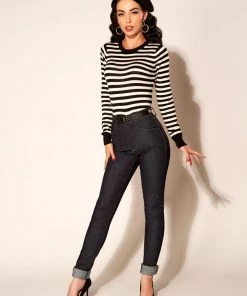 Love Your Body Denim Final Sale - Love Your Body - Premium Stretch Denim Fitted 4-Pocket Jeans By Laura Byrnes Shop All In-Stock Items By Size