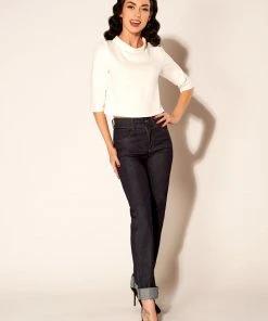 Love Your Body Denim Love Your Body - Premium Stretch Denim Boyfriend 4-Pocket Jeans By Laura Byrnes