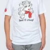 Traci Lords For Couture For Every Body Shop All In-Stock Items By Size Final Sale - Mens Beat It Creep T-shirt In White By Traci Lords