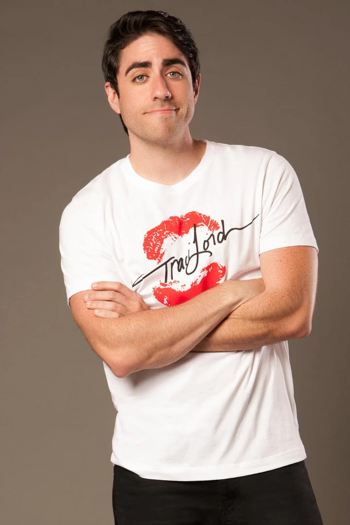 Traci Lords For Couture For Every Body Final Sale - Men's Signature T-shirt In White By Traci Lords 4 Traci Lords For Couture For Every Body Final Sale - Men's Signature T-shirt In White By Traci Lords