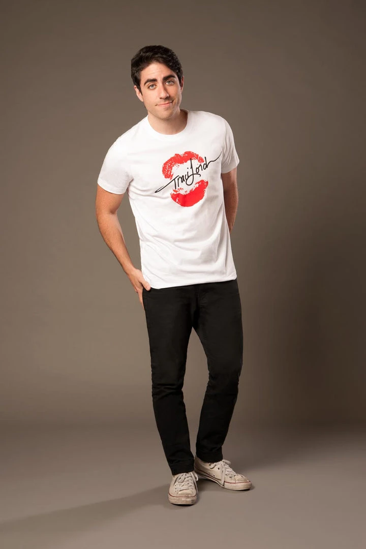 Traci Lords For Couture For Every Body Final Sale - Men's Signature T-shirt In White By Traci Lords 6 Traci Lords For Couture For Every Body Final Sale - Men's Signature T-shirt In White By Traci Lords