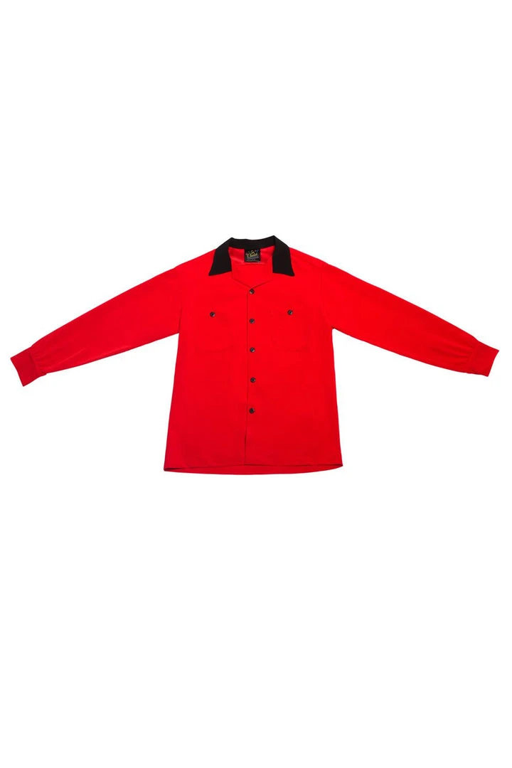 Pinup Couture Shop All In-Stock Items By Size OYS - Couture For Every Body Men's New Yorker Shirt In Red With Black Contrast 3 Pinup Couture Shop All In-Stock Items By Size OYS - Couture For Every Body Men's New Yorker Shirt In Red With Black Contrast