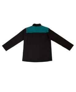 Pinup Couture OYS - Couture For Every Body Men's Fleetwood Jacket In Black With Teal Contrast Shop All In-Stock Items By Size