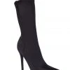 Pinup Girl Clothing Final Sale - Night Owl Mid Ankle Boot In Black Shop All In-Stock Items By Size