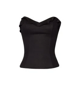 Final Sale - Matador Bustier In Black | Pinup Couture