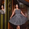 Final Sale - Jenny Dress In Victorian Stripe Cotton Sateen | Pinup Couture Shop All In-Stock Items By Size 1 Final Sale - Jenny Dress In Victorian Stripe Cotton Sateen | Pinup Couture Shop All In-Stock Items By Size