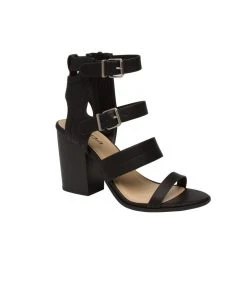 Pinup Girl Clothing Sharee Block Heel Sandal In Black Shop All In-Stock Items By Size