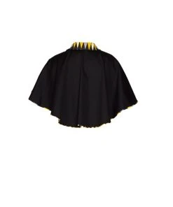 OYS Magically Made For Couture For Every Body Celestina Reversible Capelet In Black And Yellow House Harlequin Shop All In-Stock Items By Size