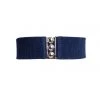 Malco Modes Lock It In Vintage Inspired Stretch Belt In Navy Shop All In-Stock Items By Size