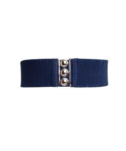 Malco Modes Lock It In Vintage Inspired Stretch Belt In Navy Shop All In-Stock Items By Size
