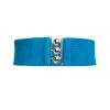 Malco Modes Lock It In Vintage Inspired Stretch Belt In Peacock Blue Shop All In-Stock Items By Size