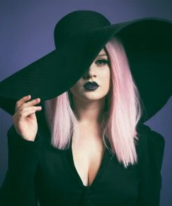 Too Too Hat Coming Soon - Shaded And Chic Vintage Inspired Wide Brim Hat In Black What's New, Pussycat?