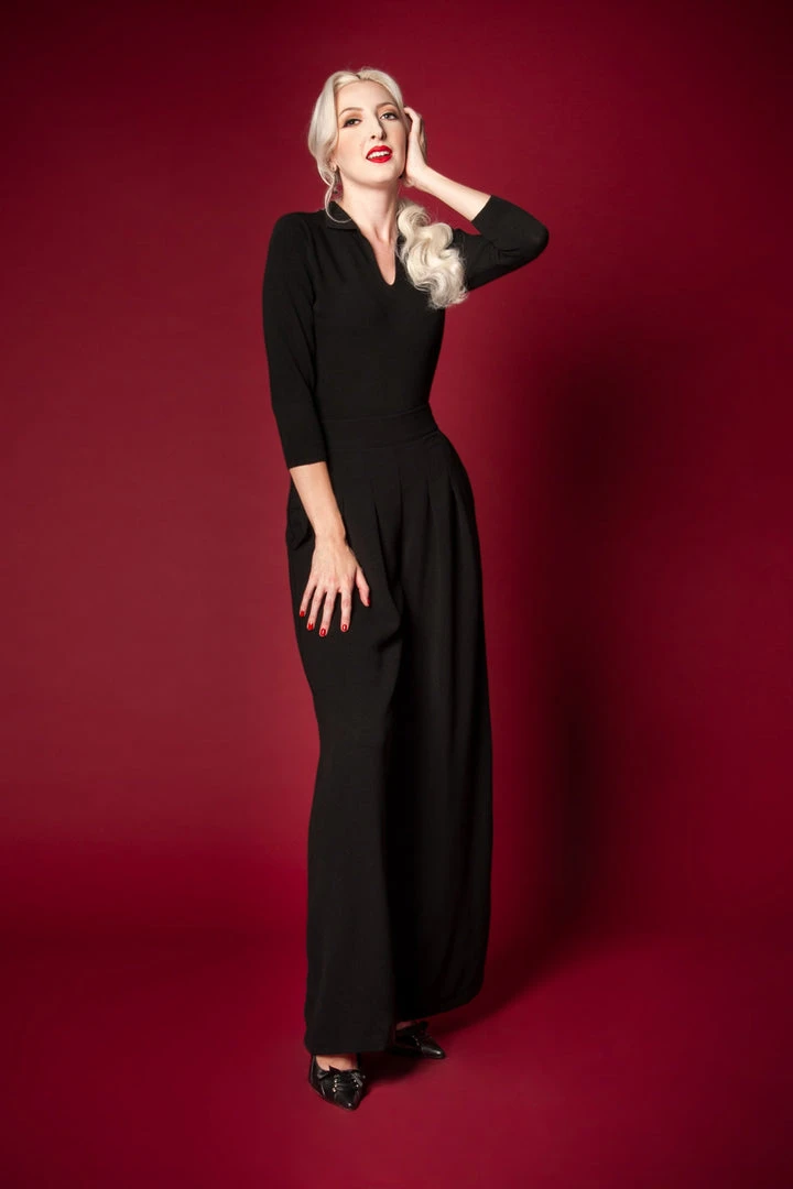 Vintage Sweater Girl Pullover In Black | Pinup Couture Shop All In-Stock Items By Size 11 Vintage Sweater Girl Pullover In Black | Pinup Couture Shop All In-Stock Items By Size