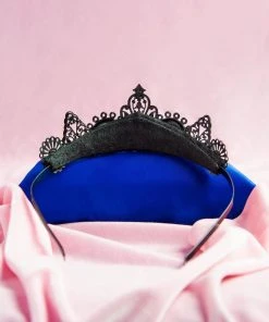 Loschy Designs Arya Tiara In Black