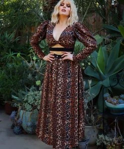 What's New, Pussycat? Selene Button Front Midi Skirt In Leopard Crepe | Laura Byrnes Design 17 What's New, Pussycat? Selene Button Front Midi Skirt In Leopard Crepe | Laura Byrnes Design